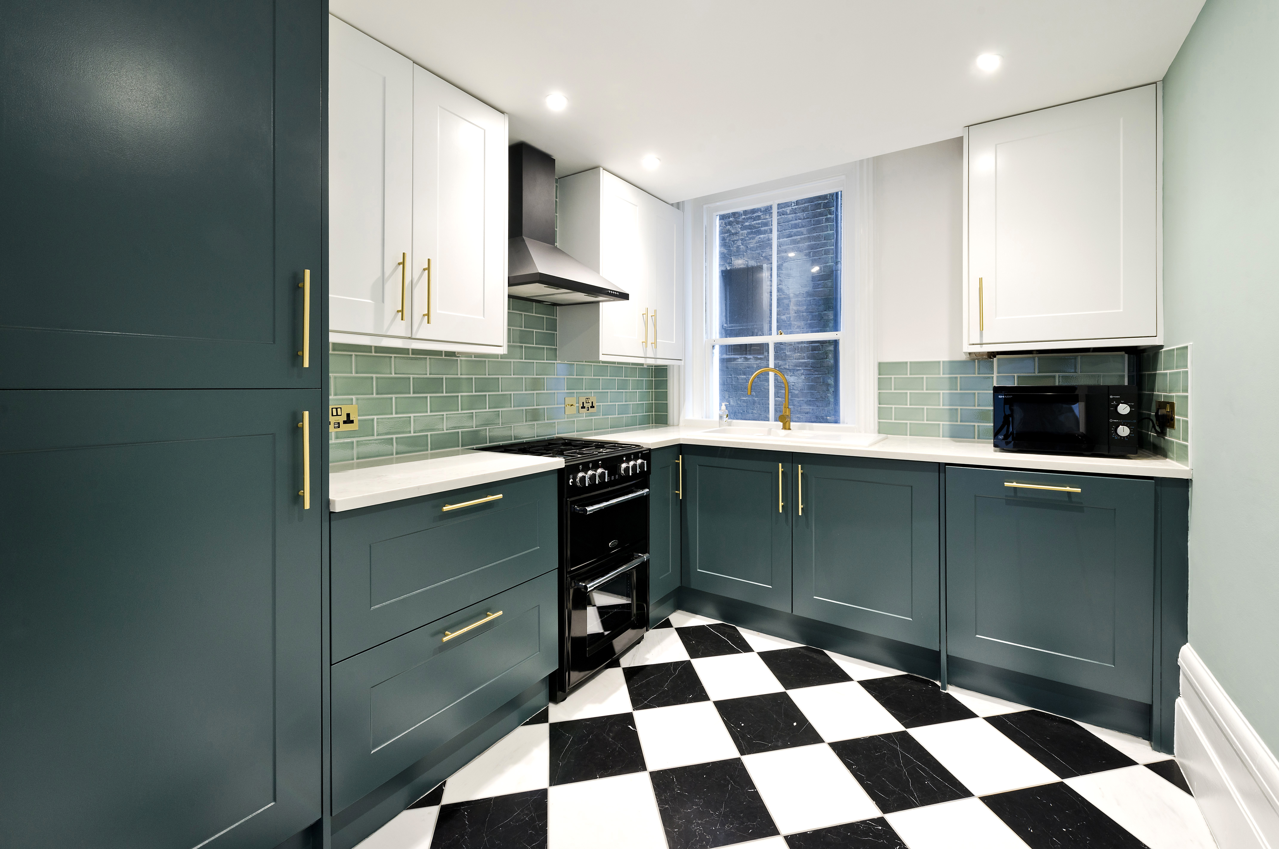 View of mezzanine staircase