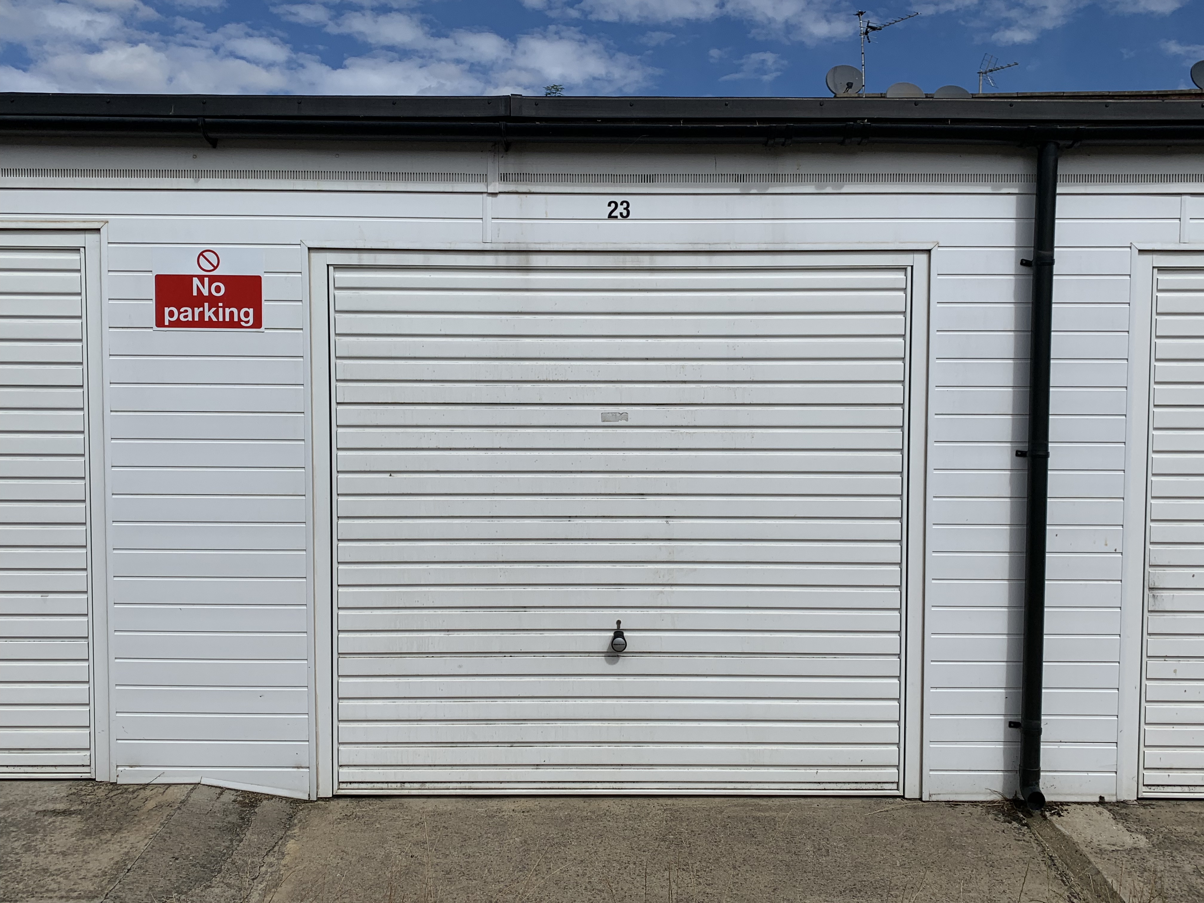 Garage closed